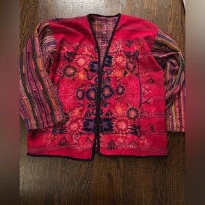 Vibrant Embroidered Jacket